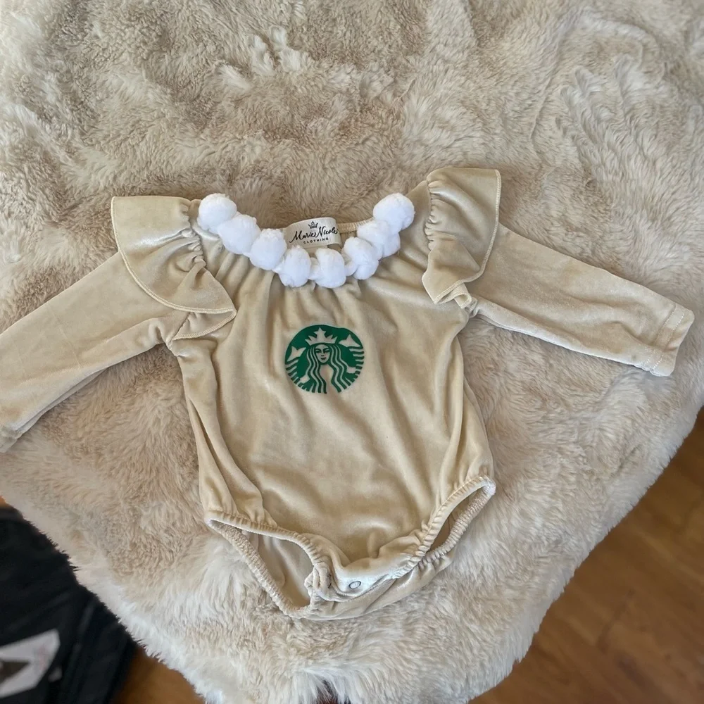 baby Starbucks Frappuccino costume bodysuit